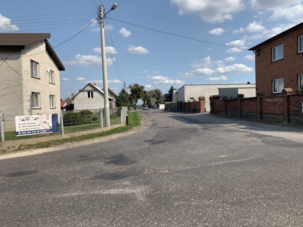 Skrzyżowanie ulicy Ostrowskiej i Środkowej